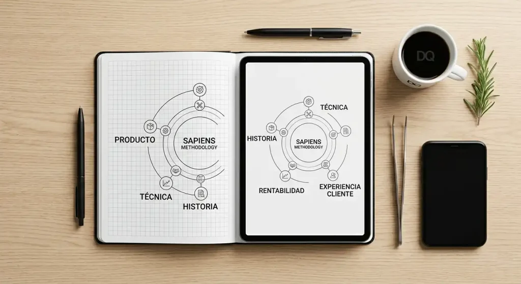 Metodologia Sapiens aplicada a la gestion de restaurantes con mapa mental digital Don Chef Quality"