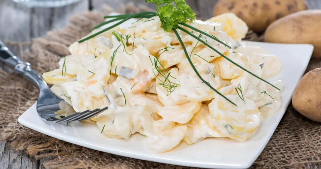 ensalada de patata y mayonesa