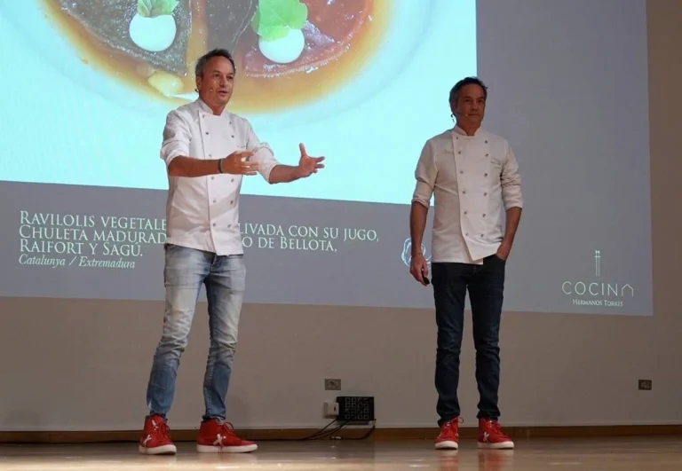 Hermanos Torres en showccoking realizado en Castellón