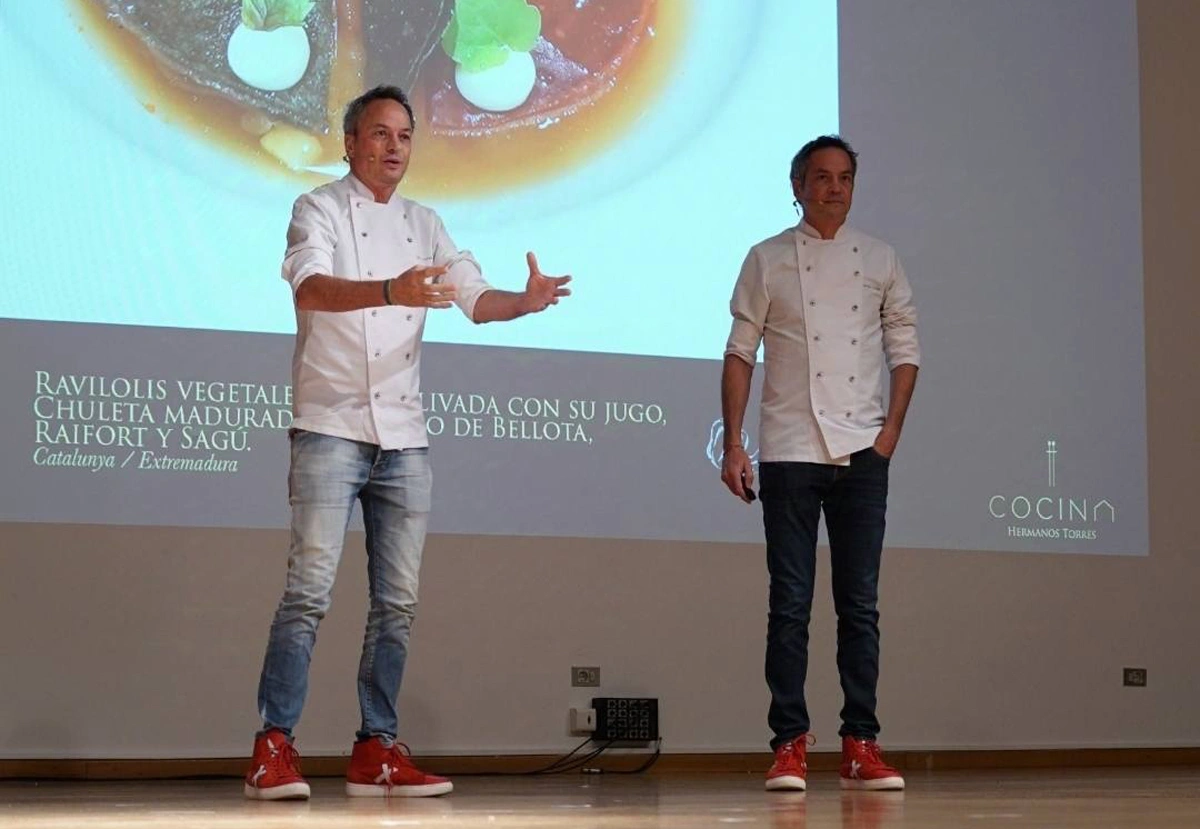 Hermanos Torres en showccoking realizado en Castellón