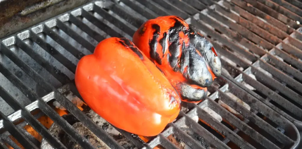 Pimiento rojo asado a la parrilla